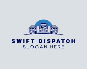 Freight Truck Logistics logo design