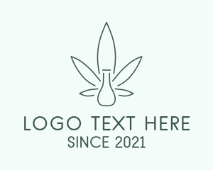 Green Bottle Cannabis  logo