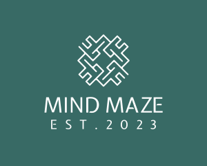 Geometric Maze Puzzle  logo