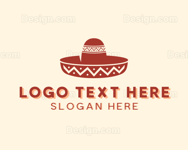 Traditional Mexican Hat Logo