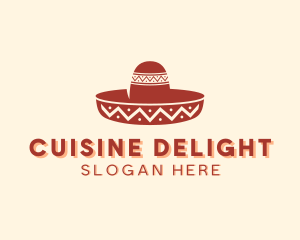 Traditional Mexican Hat logo design