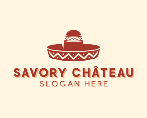 Traditional Mexican Hat logo design