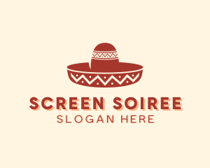 Traditional Mexican Hat logo design