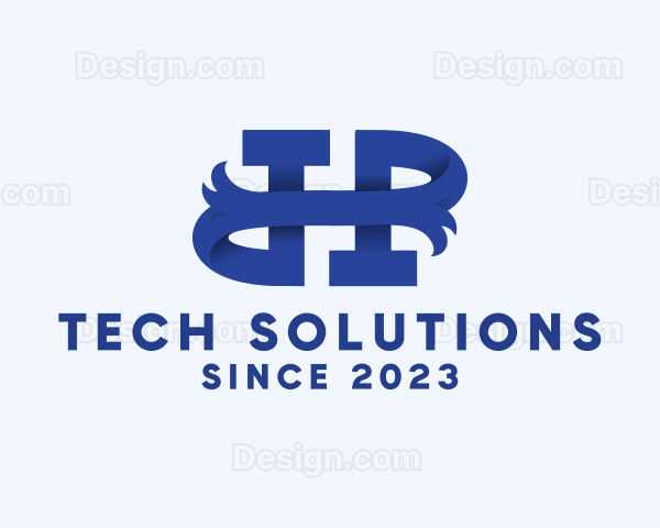 Premium Ribbon Brand Logo