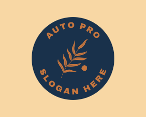 Holistic Modern Plant Badge Logo