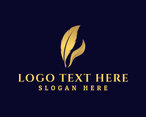 Luxury Feather Quill Pen logo