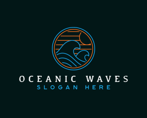 Tidal Wave Beach logo design