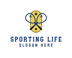 Squash Racket Sports logo