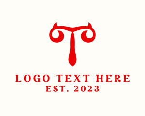 Red Devil Erotic Letter T logo