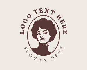 Female Curly Hair  logo