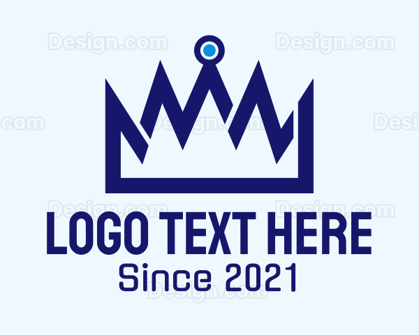 Blue Digital Crown Logo