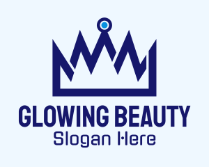 Blue Digital Crown  Logo