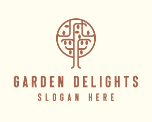 Brown Tree Farm logo design