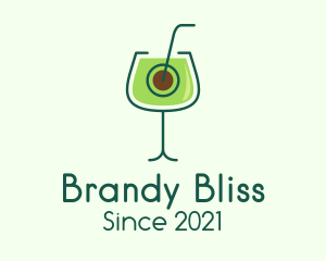 Avocado Cocktail Drink logo