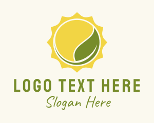 Sun Leaf Farm Sustainability  Logo