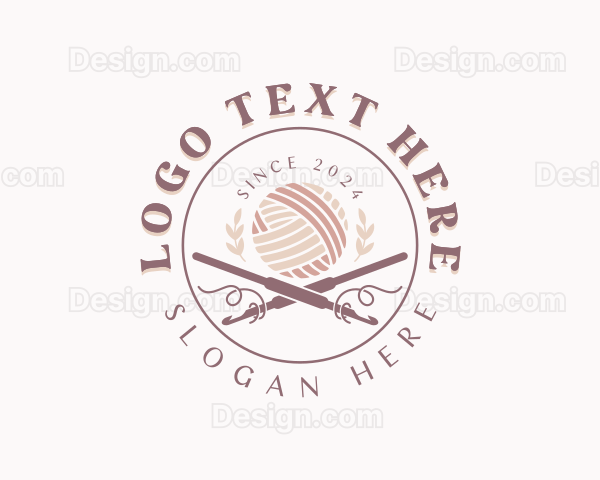 Handicraft Weaving Crochet Logo