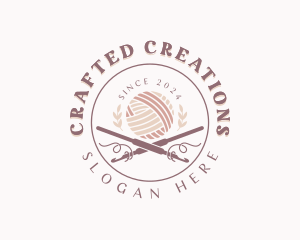 Handicraft Weaving Crochet logo design