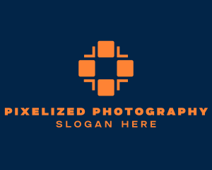 Modern Cross Symbol logo design