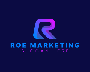 Startup Marketing Letter R logo design