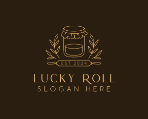 Rolling Pin Jar Bakeshop logo design