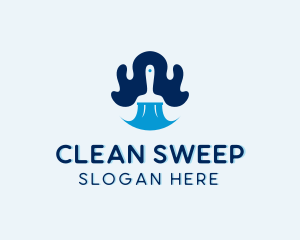 Squeegee Home Cleaning logo design