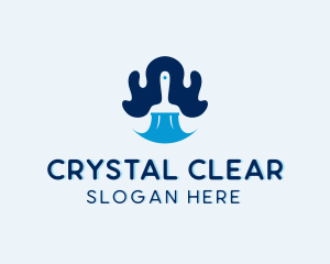 Squeegee Home Cleaning logo design