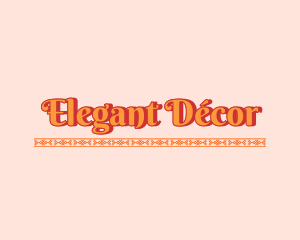 Decorative Elegant Script logo design