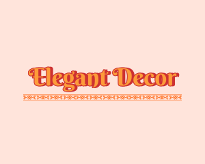 Decorative Elegant Script logo design