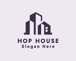 City Building House Apartment logo design