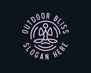 Wellness Yoga Studio Logo