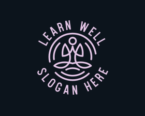 Wellness Yoga Studio logo design