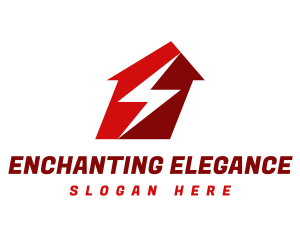 Red Lightning House Logo