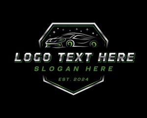 Racing Car Automotive logo