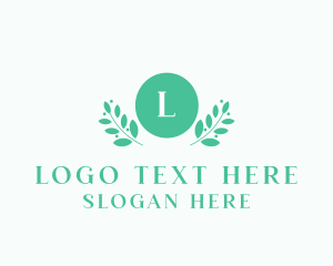 Natural Leaf Organic Wreath logo