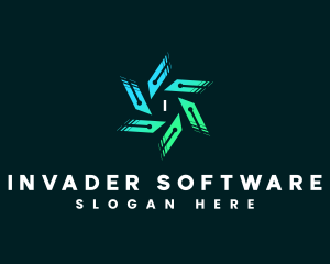 Cyber Star Software logo design