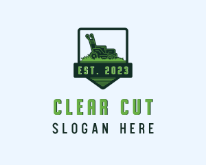 Gardening Lawn Mower logo design