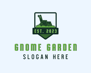 Gardening Lawn Mower logo design