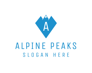 Mountain Diamond Peak  logo design