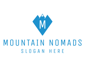 Mountain Diamond Peak  logo design