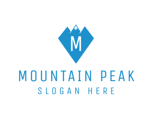 Mountain Diamond Peak  logo design