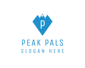 Mountain Diamond Peak  logo design