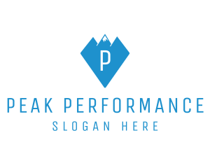 Mountain Diamond Peak  logo design