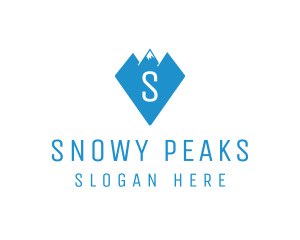 Mountain Diamond Peak  logo design