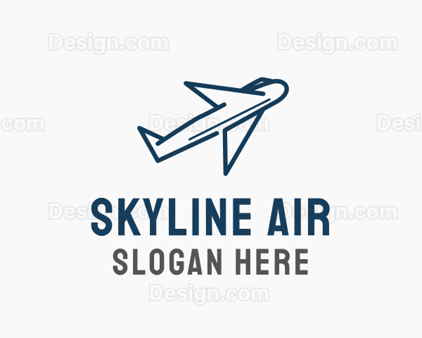 Airplane Travel Company Logo