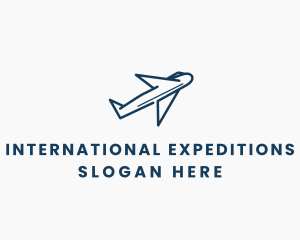 Airplane Travel Company logo design