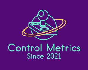 Joystick Game Controller Planet logo
