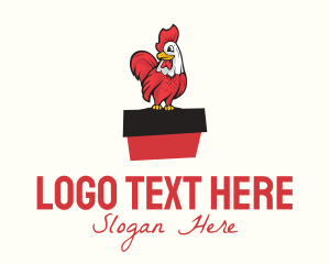 Red Chicken Rooster logo