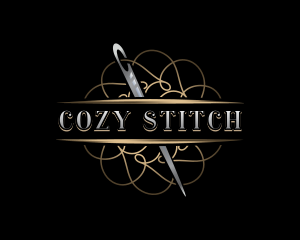 Fashion Needle Sewing logo design