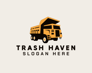 Dump Truck Vehicle logo design