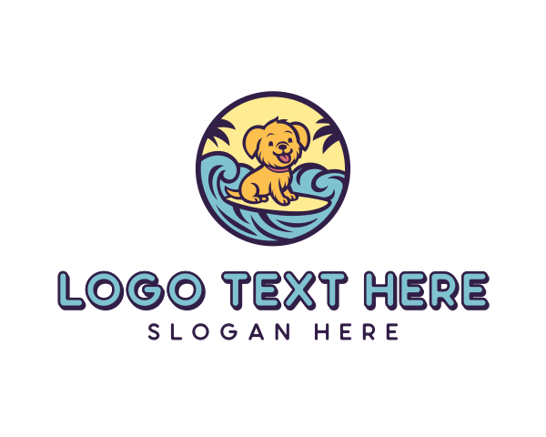 Surfing logo example 2